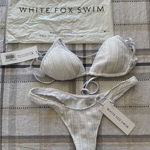 White Fox Boutique White Bikini